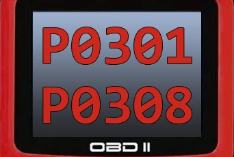 DTC P0301-P0308